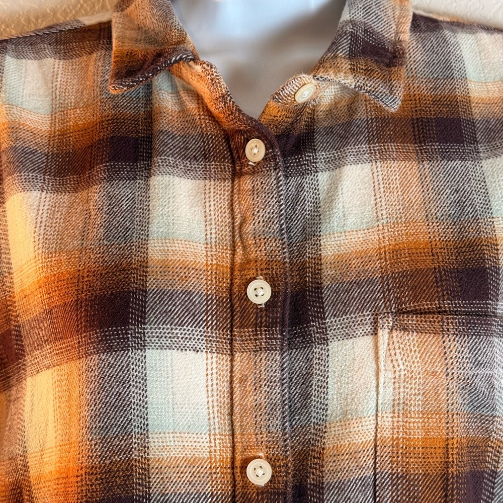 Madewell 100% Warm Plaid and Flannel Button-Down Shirt Sz XXL LAGENLOOK - Picture 2 of 13
